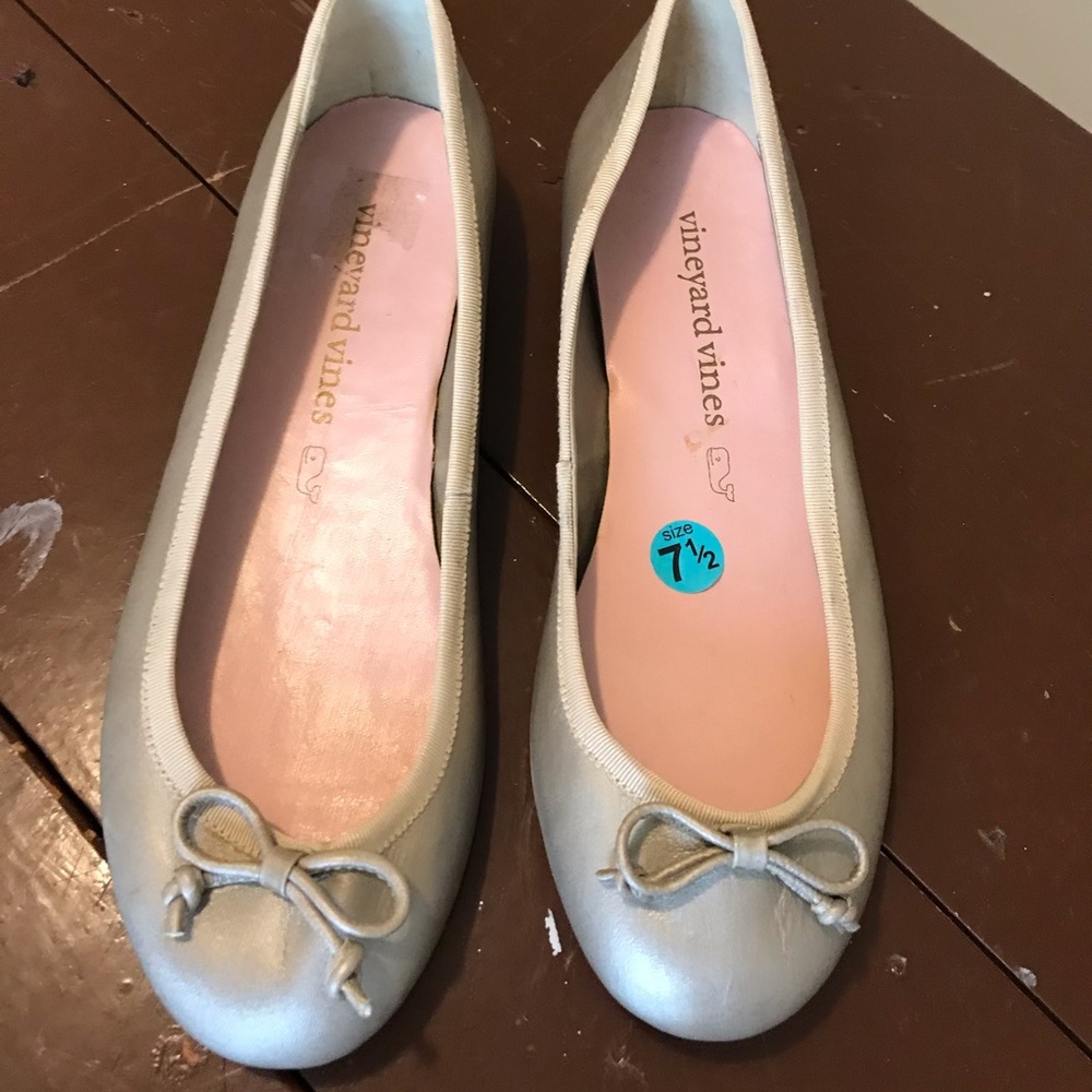 Vineyard Vines Champagne Gold‎ Shoes Flats 7.5